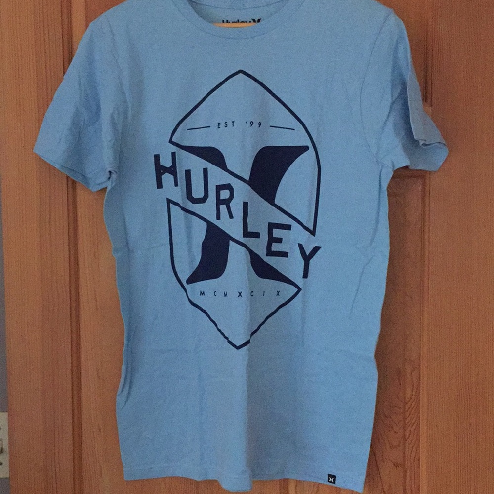 Men’s sky blue Hurley T-shirt
